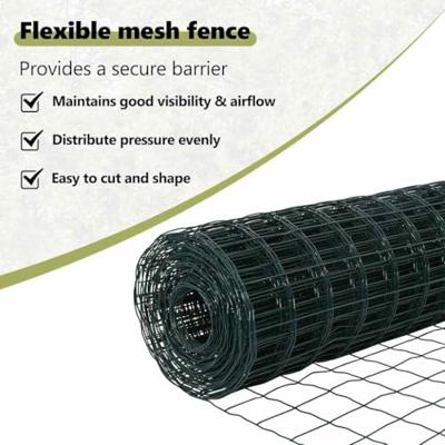 VidaXL Hek met paal groen 1,6 x 10 m staal en pvc