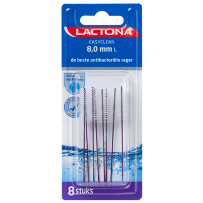 Lactona Easyclean L 8.0mm 8 Stuks