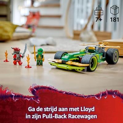 LEGO NINJAGO Lloyds pull-back racewagen 71828 - thumbnail