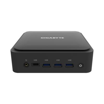 Gigabyte GB-BEI3H-1220 PC/workstation barebone Zwart Ingebouwde luidsprekers i3-1220P 1,8 GHz
