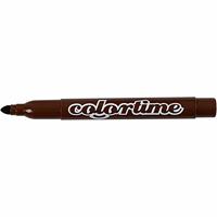 Colortime Bruine jumbo stiften, 12st. - thumbnail