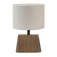 Light & Living Tafellamp Kardan|Livigno - Hout|Naturel - Ø20x29cm - thumbnail