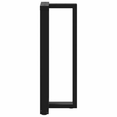 Bartafelpoten 2 st T-vormig 40x35x(100-101) cm staal zwart - thumbnail