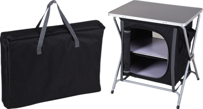 Redcliffs campingkast - 2 lagen - Zwart