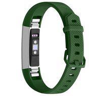 FitBit Alta HR siliconen bandje met gesp - Maat: Large - Army groen - thumbnail