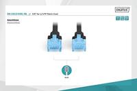 Digitus DK-1512-020/BL RJ45 Netwerkkabel, patchkabel CAT 5e U/UTP 2.00 m Zwart Verdraaide paren 1 stuk(s) - thumbnail
