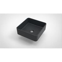 Arcqua Case waskom vierkant 37x37cm mat antraciet WAS461210 - thumbnail