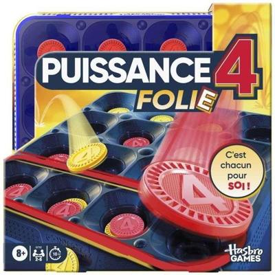 Connect 4 Madness, familiespel voor kinderen en volwassenen, stuiter in groepen van 4 om te winnen, vanaf 8 jaar