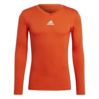 adidas Team Ondershirt Lange Mouwen Oranje - thumbnail