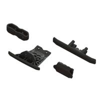 Arrma - Lower skid and bumper set (black) (ARA-1547) - thumbnail
