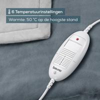 Beurer HD 75 Cosy Dark Grey Warmtedeken 100 W Dark grey - thumbnail