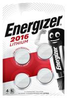 Energizer knoopcellen lithium CR2016, blister van 4 stuks - thumbnail