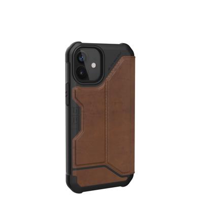UAG Metropolis Leather Hard Case iPhone 12 Mini bruin