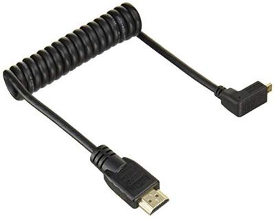 Atomos Coiled Right-Angle Micro HDMI to Full HDMI (30-45cm) Atomos Coiled Right-Angle Micro HDMI to Full HDMI (30-45cm)
