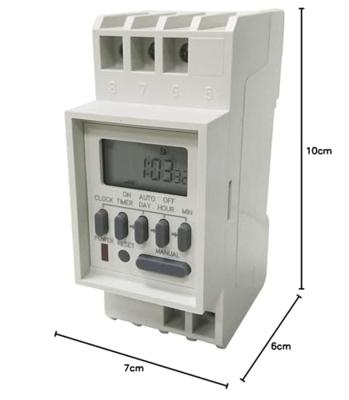 C-Control TM-848-2 DIN-rail schakelklok Digitaal 230 V/AC 4000 W