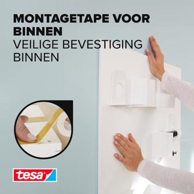 tesa INDOOR 55741-00001-03 Montagetape tesa Powerbond Oranje (l x b) 5 m x 19 mm 1 stuk(s) tesa INDOOR 55741-00001-03 Montagetape tesa Powerbond Oranje (l x b) 5 m x 19 mm 1 stuk(s)
