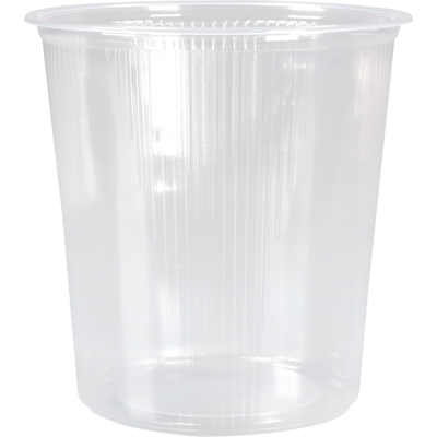 Bak | PP | 500ml | Ø101mm | 103mm | transparant | 1000 stuks