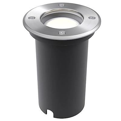 VidaXL Led-grondspots buiten 3 stuks rond