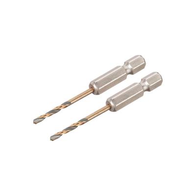 DEWALT DT20601-QZ HSS-G Metaal-spiraalboor 2 stuks 2.5 mm Gezamenlijke lengte 60 mm Corrosiebestendig Zeskant 2 stuk(s)