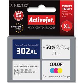 Activejet AH-302CRX inkt (vervanging HP 302XL F6U67AE; Premium; 21 ml; kleur)
