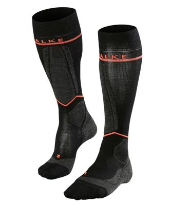 Falke SK Compression Energy Skisok Dames Black-Neon Red 35-38 W1
