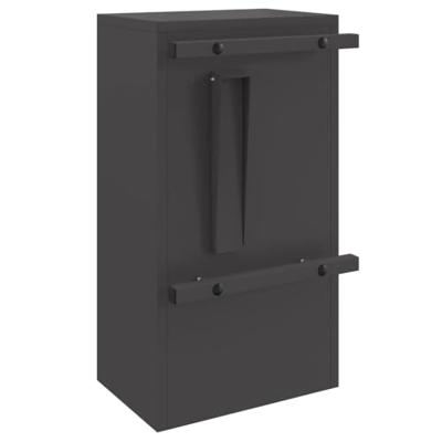 Brievenbus Zwart 30 x 23 x 55 cm Staal Brievenbus Zwart 30 x 23 x 55 cm Staal