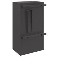 Brievenbus Zwart 30 x 23 x 55 cm Staal - thumbnail