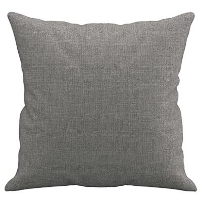 VidaXL Sierkussens 2 st 40x40 cm stof donkergrijs