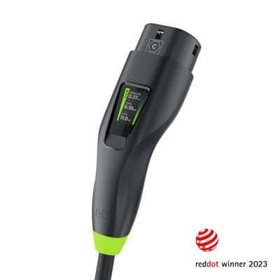 Green Cell Habu EVGC01 Mobiele EV-lader voor elektrische voertuigen 11 kW 7 m Type 2 CEE Wallbox Zwart