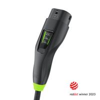 Green Cell Habu EVGC01 Mobiele EV-lader voor elektrische voertuigen 11 kW 7 m Type 2 CEE Wallbox Zwart - thumbnail