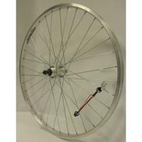 Achterwiel 26-1.90 559 pion uitval alu velg Paralex zilv - thumbnail