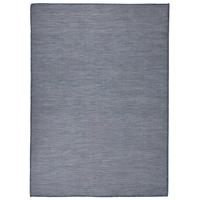 Buitenkleed platgeweven 200x280 cm blauw - thumbnail