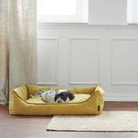 HUNTER Hondenbed Eiby, geel, Maat: M - thumbnail