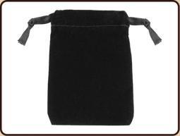 Pendelbuidel Fluweel Zwart