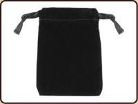 Pendelbuidel Fluweel Zwart - thumbnail