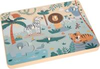 Small Foot - houten dierengeluiden puzzel safari - thumbnail