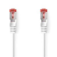 Nedis CAT6 Netwerkkabel | RJ45 Male | RJ45 Male | S/FTP | 3.00 m | Rond | LSZH | Wit | Label - CCGL85221WT30 - thumbnail