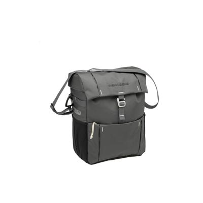 Newlooxs vigo enkele tas 18,5l afneembaar grijs Newlooxs vigo enkele tas 18,5l afneembaar grijs