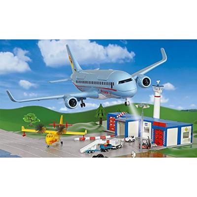 SIKU World - Verkeersvliegtuig met accessoires modelvoertuig