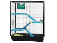 SAVIC RATTENKOOI ZENO 3 KNOCK DOWN EMPIRE ANTRACIET 100X50X118 CM - thumbnail