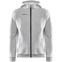 Craft 1910620 Core Soul Full Zip Hood Men - Grey Melange - L - thumbnail