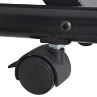 Tijdschriftenrek zwart en wit 47x40x134 cm A4 - thumbnail