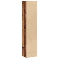 Cd-kasten 2 st 21x16x93,5 bewerkt hout oud houtkleurig - thumbnail