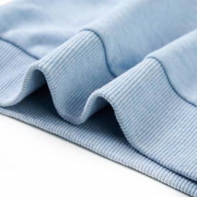 Kindertrui 128 gemleerd zachtblauw