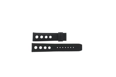 Horlogeband Tissot T1004301605100 / PRS516 / T610037164 Leder Zwart 20mm