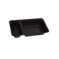 Bak | PS | A23 | snackbak | 170x95x33mm | zwart | 1000 stuks - thumbnail