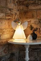 Konstsmide 1809-202 LED-silhouet Engel Crème-wit Schakelaar - thumbnail