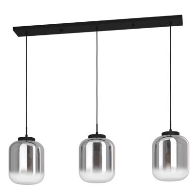 Stars of Light Black hanging lampBulciago 3-light - 390104