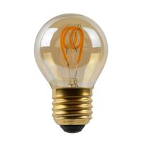Lucide G45 - Filament lamp - Ø 4,5 cm - LED Dimb. - E27 - 1x3W 2200K - Amber - thumbnail