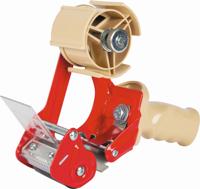 Afroller voor verpakkingstape, 50 mm, oranje - thumbnail